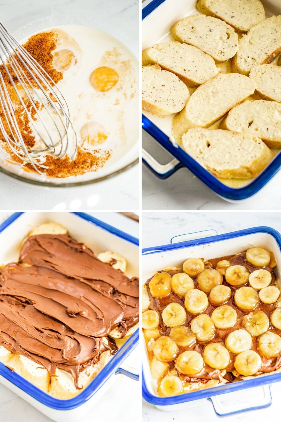 French toast process photos