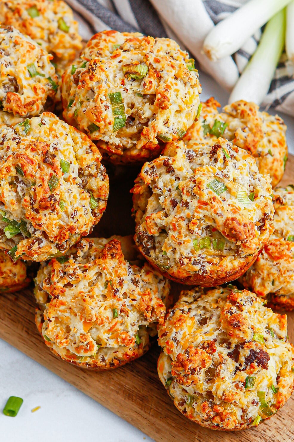 prepared sausage muffins