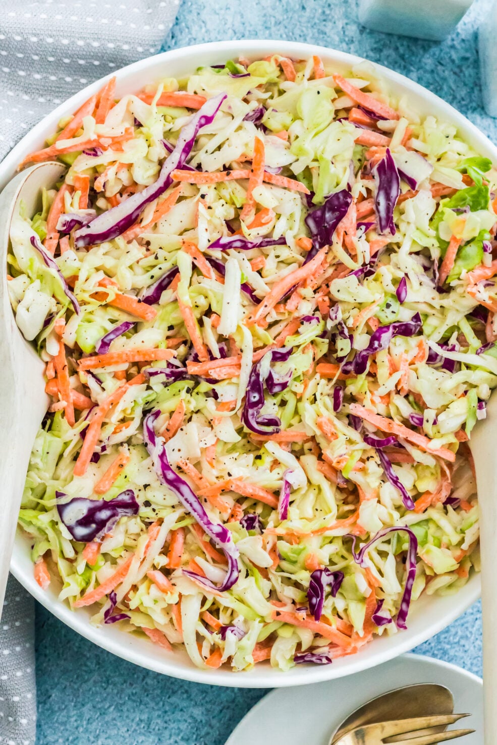 coleslaw in bowl
