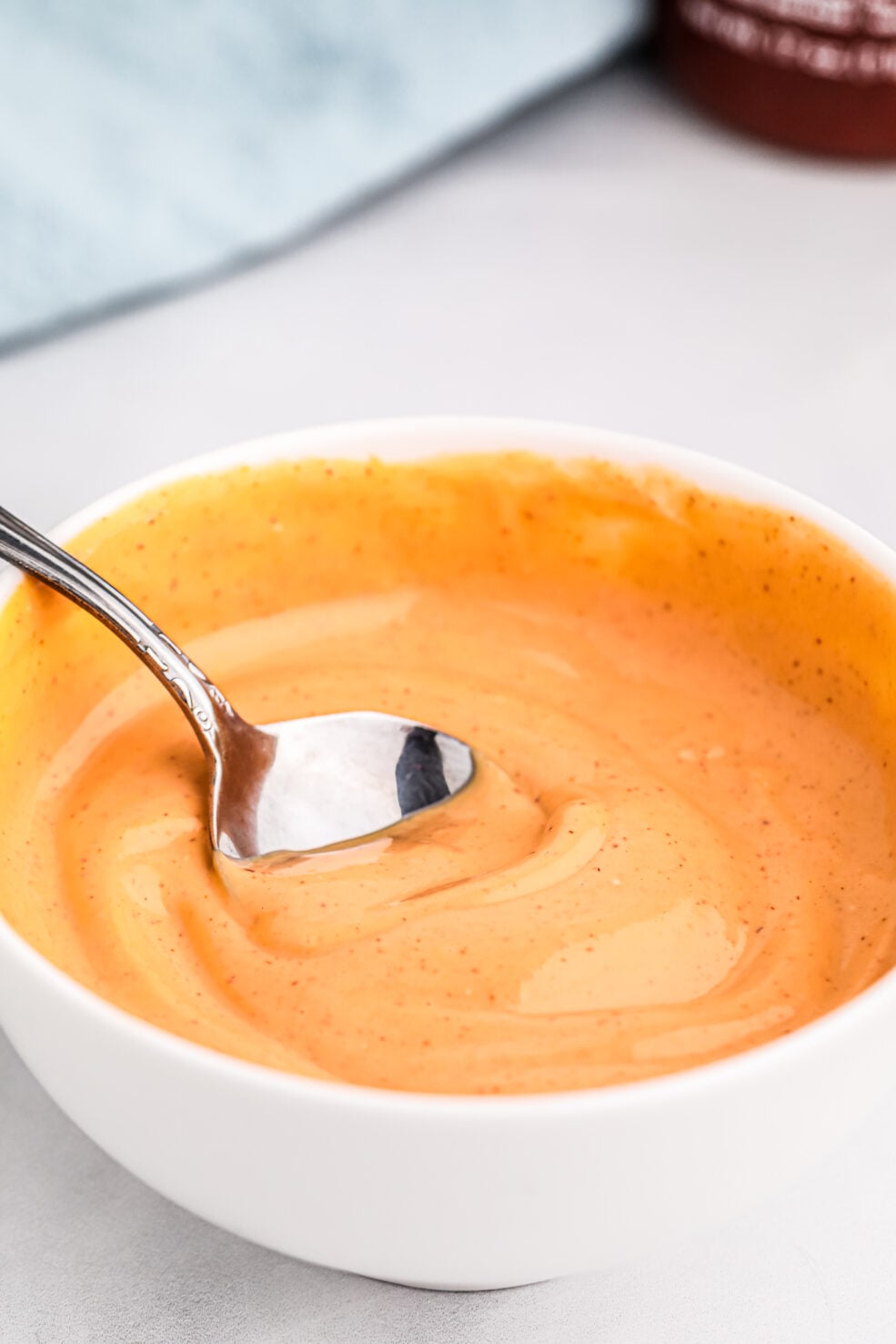 prepared spicy mayo in bowl