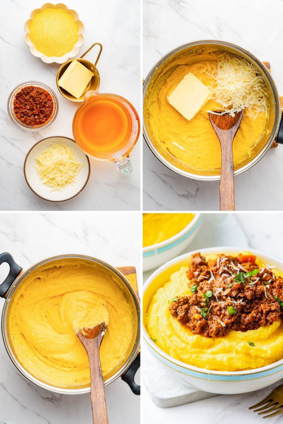 polenta process photos